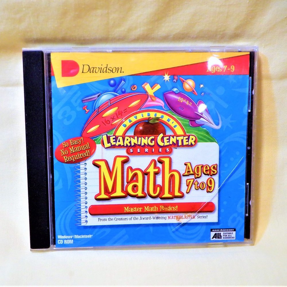 ~~~ MATH Ages 7 to 9 ~~~ Davidson's Learning Center Series